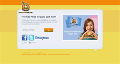 Desktop Screenshot of kidsdinefree.net